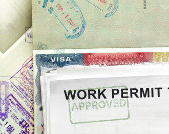 work permit form aproved